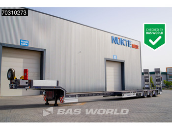 Žemo profilio platforma puspriekabė