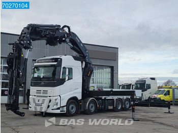 Nauja Platforminis/ Bortinis sunkvežimis, Sunkvežimis su kranu Volvo FH 460 8X2 Effer 1000 9S + 6S Kran + Fly-Jib Liftachse VEB+ Euro 6: foto 2