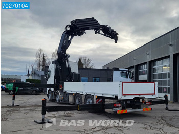 Nauja Platforminis/ Bortinis sunkvežimis, Sunkvežimis su kranu Volvo FH 460 8X2 Effer 1000 9S + 6S Kran + Fly-Jib Liftachse VEB+ Euro 6: foto 3