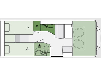 Pusiau integruotas kemperis ETRUSCO