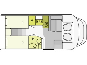 Pusiau integruotas kemperis ETRUSCO