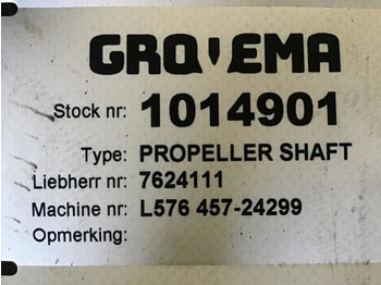 Pusašis Liebherr Propellor Shaft: foto 3