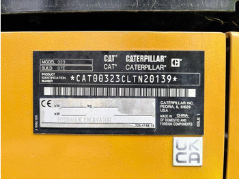 Ekskavatorius Cat 323 SLR: foto 5