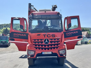 Medienos smulkintuvas, Sunkvežimis Mercedes-Benz ACTROS 6x4 DONAR 5810K ? Hack-LKW / Mobilhacker | TCS Umwelttechnik: foto 4