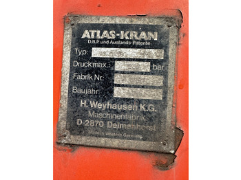 Kranas-manipuliatorius - Sunkvežimis Atlas AK3500C 6.5/2: foto 2