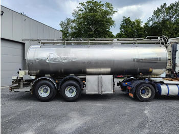 Puspriekabė cisterna pervežimui pieno ETA 25000L INSULATED INOX TANK - 2 COMP: foto 3