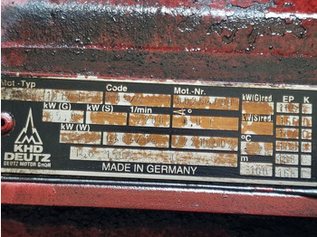 Variklis - Statybinė technika Deutz BF6M1012E Engine (Plant): foto 3