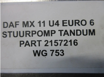 Variklis ir dalys - Sunkvežimis DAF 2157216 TANDUMPOMP DAF MX 11 U4 MOTOR EURO 6 MODEL 2022: foto 5