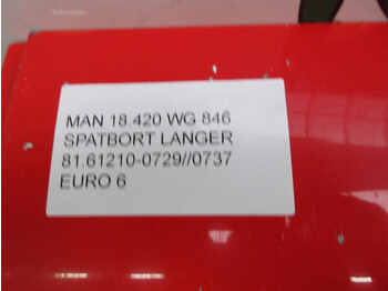 Kabina ir interjeras - Sunkvežimis MAN 81.61210-0729-0737//81.61210-0728/0736 SPATBORDVERLENGER 18.420 EURO 6 TGS: foto 3