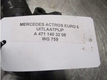 Variklis ir dalys - Sunkvežimis Mercedes-Benz ACTROS A 471 140 32 08 UITLAATPIJP EURO 6: foto 2