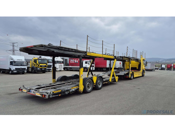 Autovežis sunkvežimis DAF FA CF 75.360 EURO 5 přepravník aut - prodejné jen s přívěsem GROENEWOLD P0461K - cena je za celou soupravu: foto 3