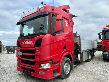 Platforminis/ Bortinis sunkvežimis SCANIA R 450