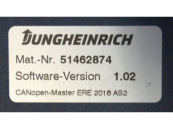 Valdymo blokas - Krovimo technika Jungheinrich 51226801 | Rij/hef/stuur regeling  drive/lift/steering controller A: foto 3