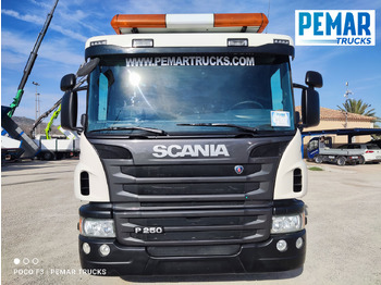 Sunkvežimis su kranu SCANIA P 250 GRUA CAJA FIJA: foto 3