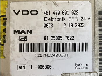 Valdymo blokas - Sunkvežimis ΕΓΚΕΦΑΛΟΣ - ΠΛΑΚΕΤΑ MAN TGA FFR 81.258005.7022: foto 3