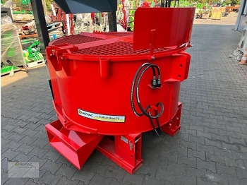 Nauja Betono maišyklė Jar-Met Betonmischer 1200 Liter Selbstlader Schaufel Mischer Traktor NEU: foto 5