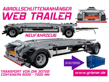 Kablio/ Skip loader priekaba WEB TRAILER