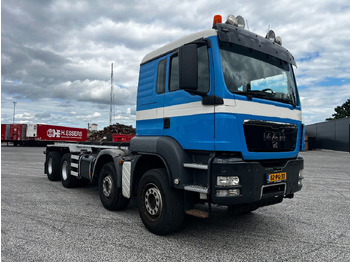 Konteineris-vežimus/ Sukeisti kūną sunkvežimis MAN TGS 41.480 8x4, Retarder, Euro 5: foto 3