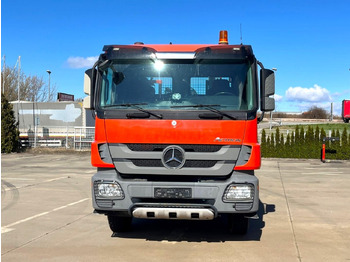 Platforminis/ Bortinis sunkvežimis, Sunkvežimis su kranu Mercedes truck Actros, Haib 166, 2636: foto 2