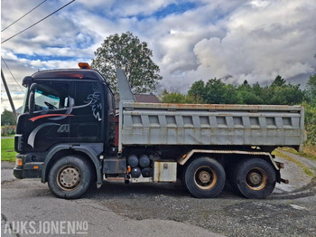 Savivartis sunkvežimis 2002 Scania R124 kombibil tippkasse + svingskive: foto 3