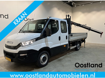 Iveco Daily 35S18D 3.0 375 Automaat Open Laadbak / Hiab Kraan / Euro 6 / Trekhaak 3500 KG / Airco / Camera / Navigatie / 3-Zits / 67.000 KM !! lizingą Iveco Daily 35S18D 3.0 375 Automaat Open Laadbak / Hiab Kraan / Euro 6 / Trekhaak 3500 KG / Airco / Camera / Navigatie / 3-Zits / 67.000 KM !!: foto 1