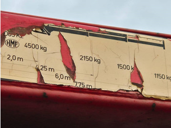 Sunkvežimis su kranu Volvo FL 614 // HMF1065 K2 grab/Rotor // Steelsupension: foto 5