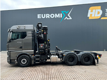 Vilkikas MAN TGX 26.580 6x4 Kran Hiab 302-6 + Jib-4: foto 4