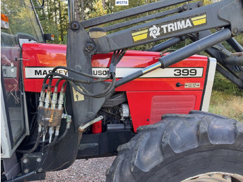 Traktorius 1995 Massey Ferguson 399 w/ front loader.: foto 3