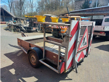 Priekaba Nissen Verkehrsleittafel Absperrtafel Verkehrssicherungsanhänger: foto 3