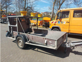 Priekaba Nissen Verkehrsleittafel Absperrtafel Verkehrssicherungsanhänger: foto 5