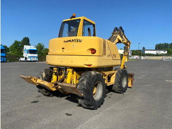 Ratinis ekskavatorius Komatsu PW95: foto 4