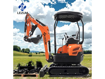 LEZUM DY18 Mini Excavator Digger Miniexcavadora EPA Kubota Engine Mini Excavator For Sale With Mini Excavator Attachment Set lizingą LEZUM DY18 Mini Excavator Digger Miniexcavadora EPA Kubota Engine Mini Excavator For Sale With Mini Excavator Attachment Set: foto 3