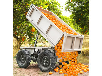 Nauja Savivartė traktorinė priekaba LEZUM Electric Remote Control Transporter Agricultural Orchard Farm Electric Utv Material Handling Equipment All Terrain Transport Vehicle: foto 2