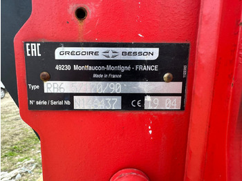 Plūgas Plow Gregoire Besson Rover 60: foto 3
