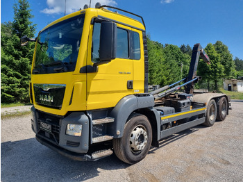 MAN TGS 33.480 6x4 ABROLLKIPPER HIAB Multilift 18 T lizingą MAN TGS 33.480 6x4 ABROLLKIPPER HIAB Multilift 18 T: foto 1