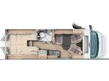 Mikroautobusas kemperis Malibu Van charming GT skyview 640 LE K Messe 28.3-30.3: foto 2
