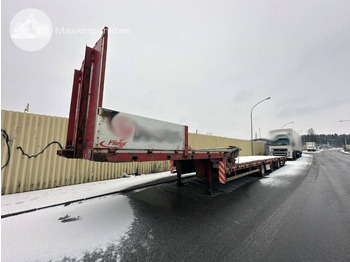 Žemo profilio platforma puspriekabė FLIEGL