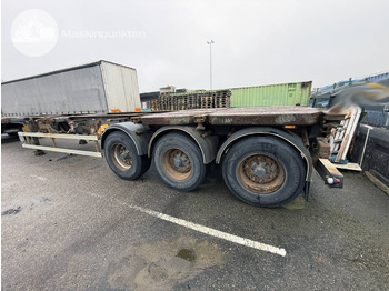 Konteineris-vežimus/ Sukeisti kūną puspriekabė