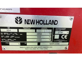 New Holland 654 RUNDBALLEPRESSER Cropcutter  lizingą New Holland 654 RUNDBALLEPRESSER Cropcutter: foto 5