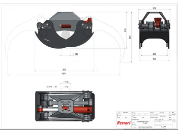 Greiferis Ferrari FLG 43 XS chwytak do drewna: foto 5