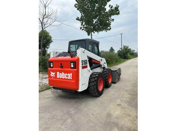 Mini krautuvas USED BOBCAT S160 Skid-steer Loader Bobcat S160 Carry Sweeper with Very Good Performance Is for Sale at a Low Price.: foto 4