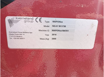 Rotorinis kultivatorius Kverneland NG-H101F30: foto 3