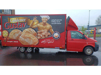 Furgonas su krovinių dėže Volkswagen T5 2.0tdi mit Rampe 3ACHSER Tandemachse: foto 2