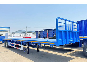 Nauja Platforminė/ Bortinė puspriekabė pervežimui birių medžiagų TITAN 2 Axle 45 Ft Flatbed Trailers for Sale in Algeria: foto 3