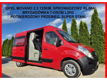 Komercinis automobilis su dviguba kabina OPEL