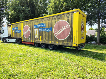 Žemo profilio platforma puspriekabė