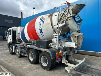 Betonvežis MAN TGA 32 390 8X4, Manual, Steel suspenion, Cifa 9m3: foto 4