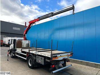 Platforminis/ Bortinis sunkvežimis, Sunkvežimis su kranu Renault D 19 280 EURO 6, Fassi, Remote: foto 4