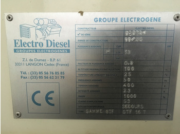 Elektrinis generatorius Lombardini LDW1204/B2 GENERATOR 16 KVA USED: foto 5