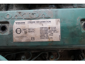 Statybinė technika Volvo D7C 275 USED: foto 5